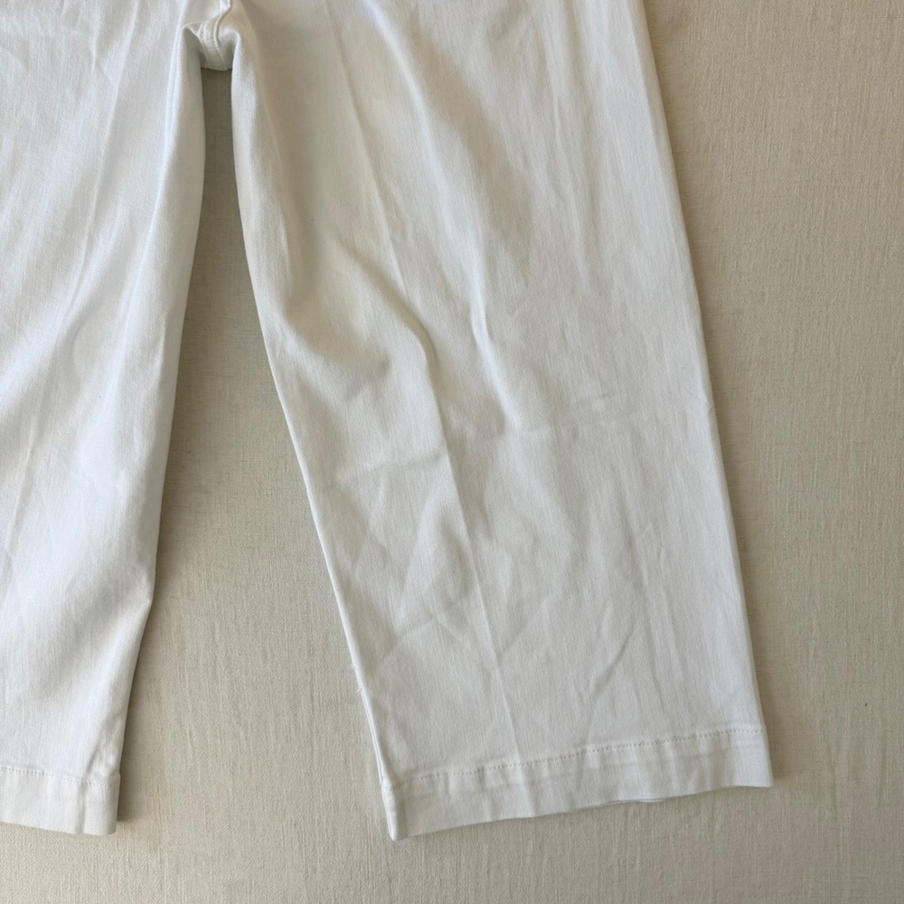 Maeve Anthropologie The Colette Wide Leg Crop Pants Women 16W White - Picture 10 of 12